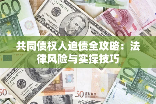 武汉共同债权人追债全攻略：法律风险与实操技巧