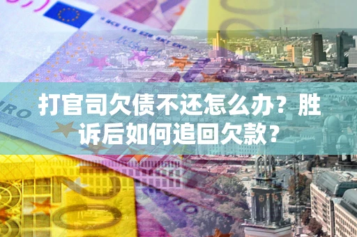 武汉打官司欠债不还怎么办？胜诉后如何追回欠款？