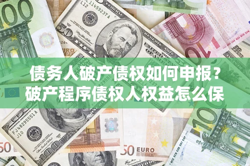 武汉债务人破产债权如何申报？破产程序债权人权益怎么保障？
