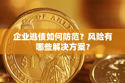 武汉企业逃债如何防范？风险有哪些解决方案？