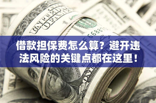 武汉借款担保费怎么算？避开违法风险的关键点都在这里！