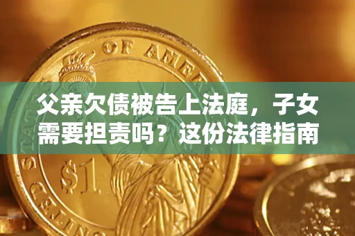 武汉父亲欠债被告上法庭，子女需要担责吗？这份法律指南必须看完