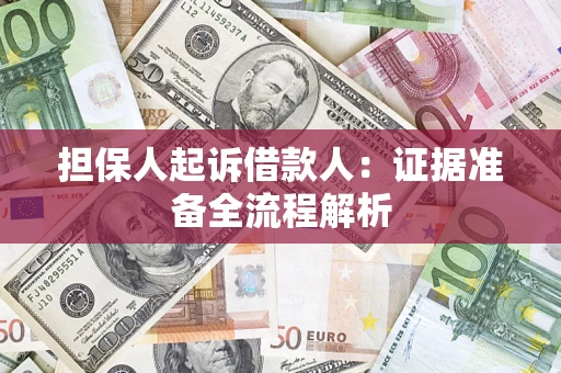 武汉担保人起诉借款人：证据准备全流程解析