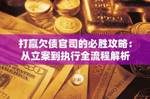 武汉打赢欠债官司的必胜攻略：从立案到执行全流程解析