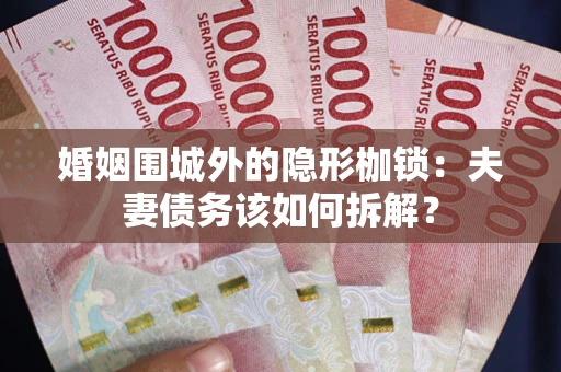 武汉婚姻围城外的隐形枷锁：夫妻债务该如何拆解？